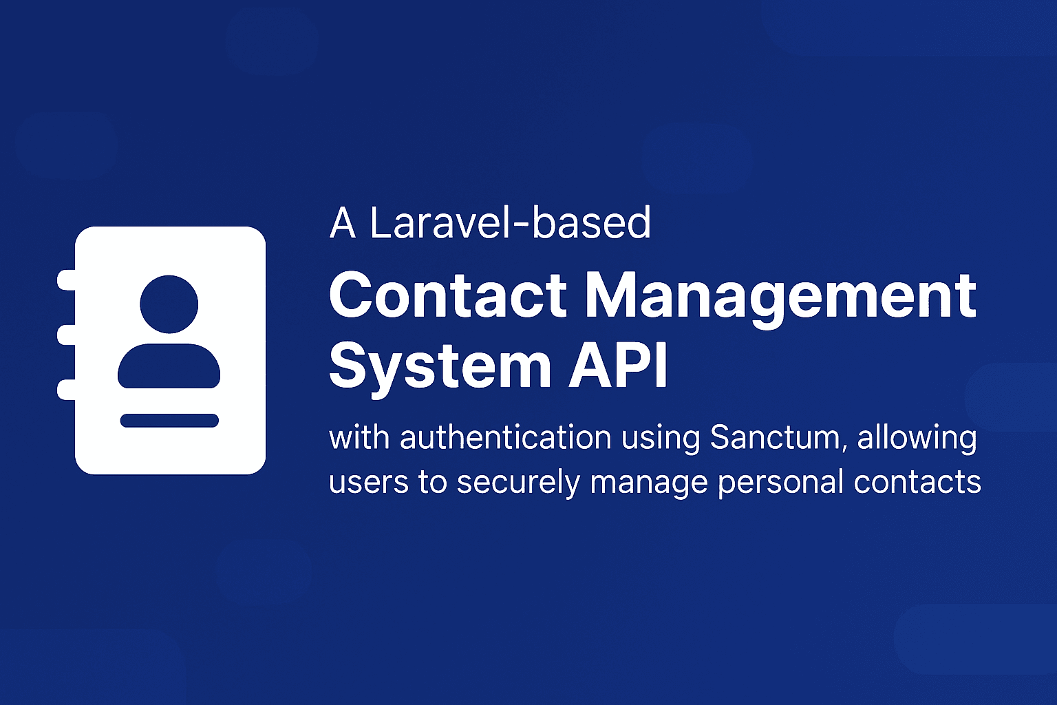Contact Management System API
